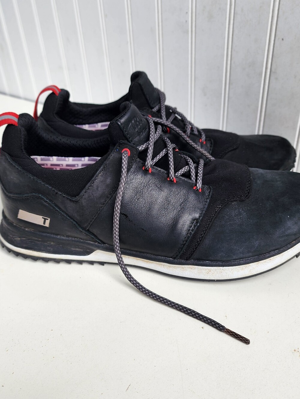True Linkswear Original Golf Shoes - Classic Black Red Leather Men's Size 11